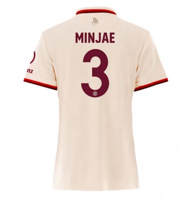 Bayern Munich Kim Min-jae #3 Tredjetröja Dam 2024-25 Kortärmad